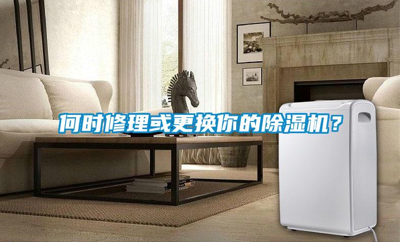 何時修理或更換你的除濕機？