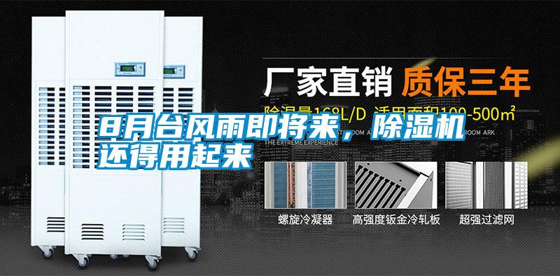 8月臺風雨即將來，除濕機還得用起來
