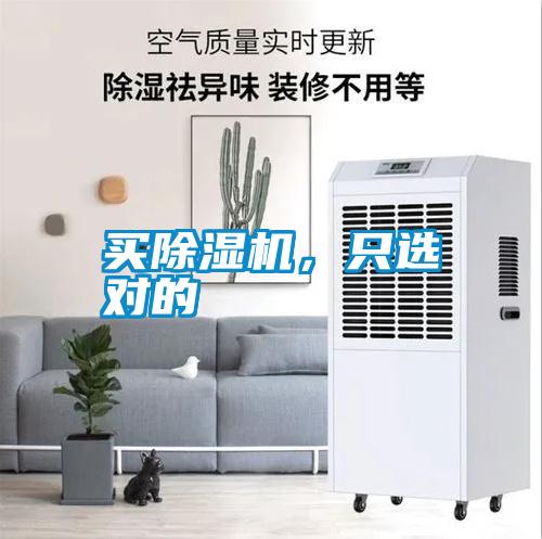 買除濕機，只選對的