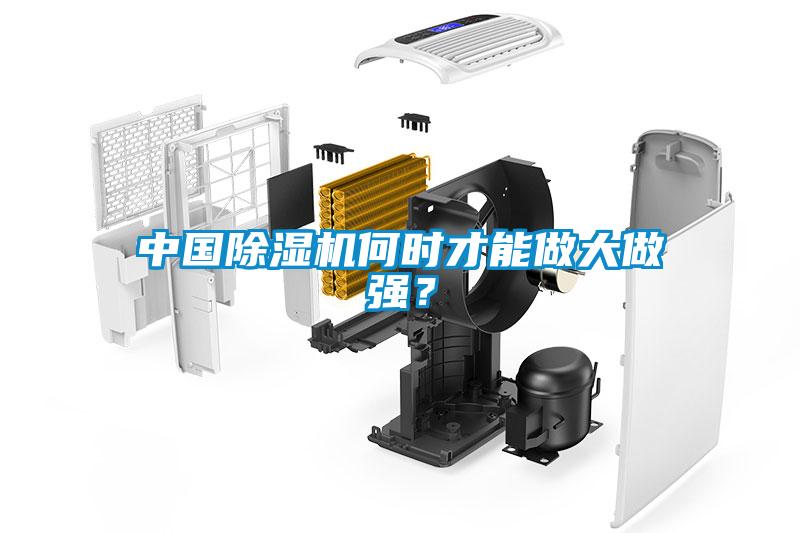 中國除濕機何時才能做大做強？