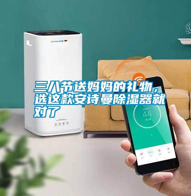 三八節送媽媽的禮物，選這款安詩曼除濕器就對了