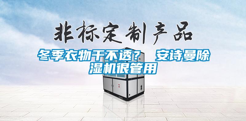 冬季衣物干不透？ 安詩曼除濕機很管用