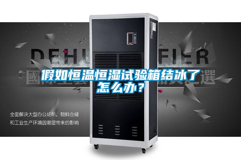 假如恒溫恒濕試驗箱結冰了怎么辦？