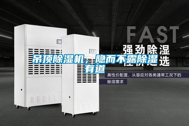 吊頂除濕機，隱而不露除濕有道