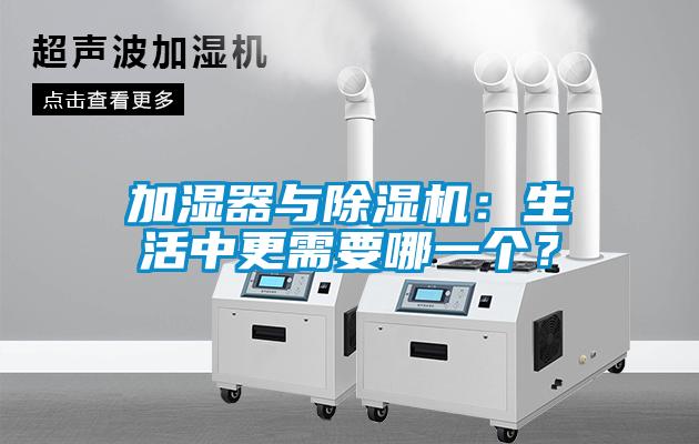 加濕器與除濕機：生活中更需要哪一個？