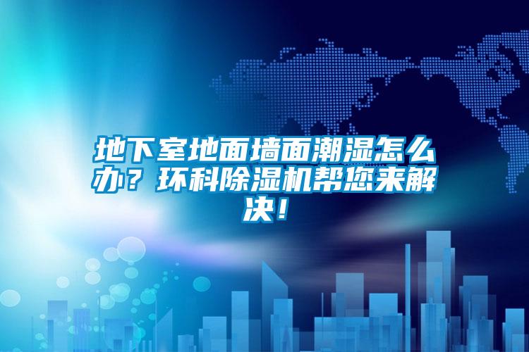 地下室地面墻面潮濕怎么辦？環科除濕機幫您來解決！