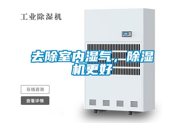 去除室內濕氣，除濕機更好