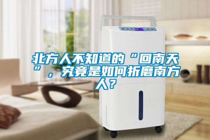 北方人不知道的“回南天”，究竟是如何折磨南方人？