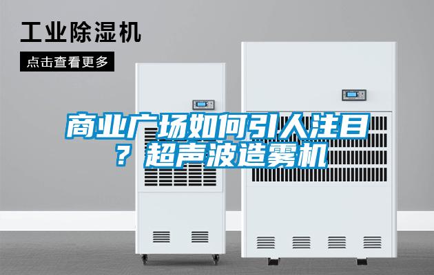商業廣場如何引人注目？超聲波造霧機