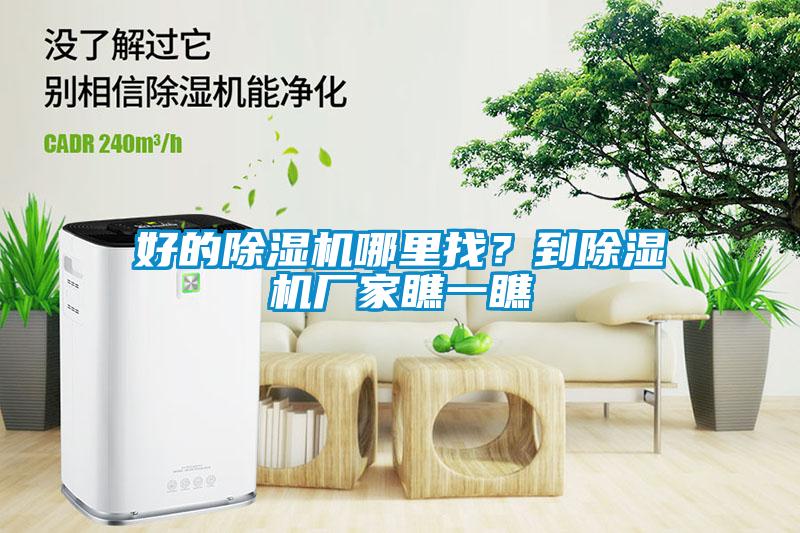 好的除濕機哪里找？到除濕機廠家瞧一瞧