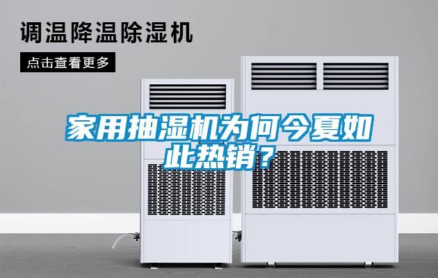 家用抽濕機為何今夏如此熱銷？