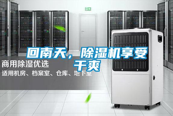 回南天，除濕機享受干爽