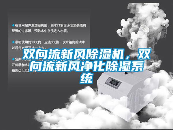 雙向流新風除濕機，雙向流新風凈化除濕系統
