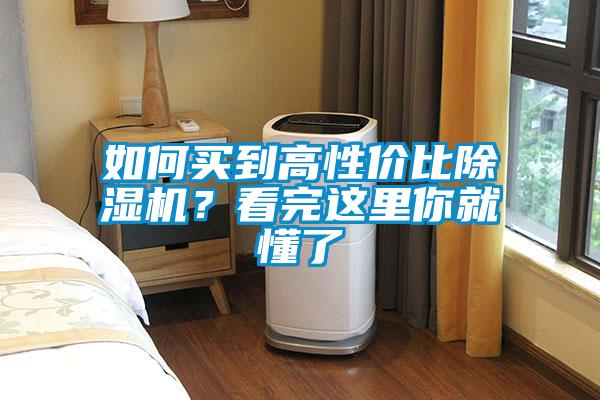 如何買到高性價比除濕機？看完這里你就懂了