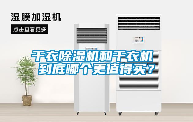 干衣除濕機和干衣機 到底哪個更值得買？