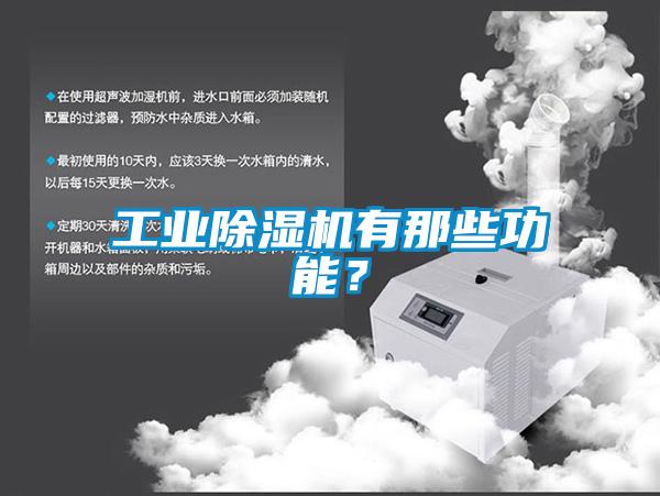 工業除濕機有那些功能？