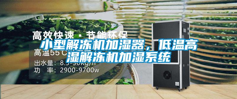 小型解凍機加濕器，低溫高濕解凍機加濕系統