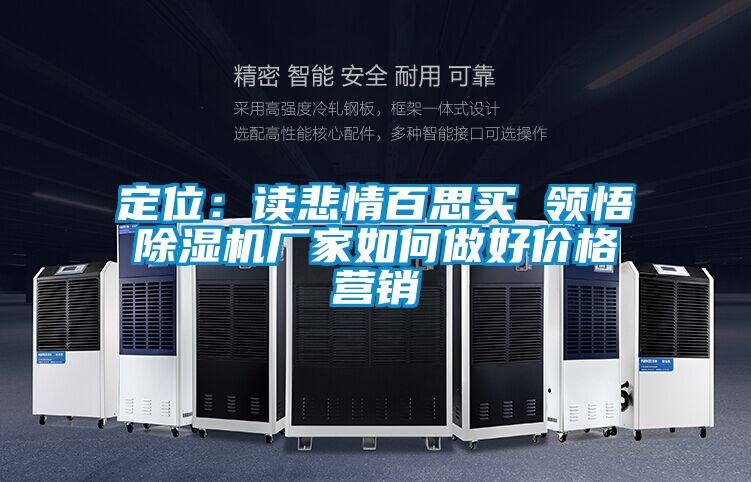 定位：讀悲情百思買 領悟除濕機廠家如何做好價格營銷