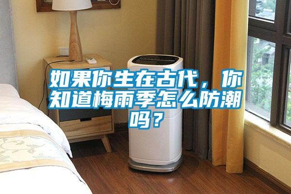 如果你生在古代，你知道梅雨季怎么防潮嗎？