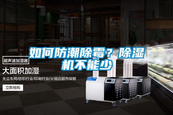 如何防潮除霉？除濕機不能少