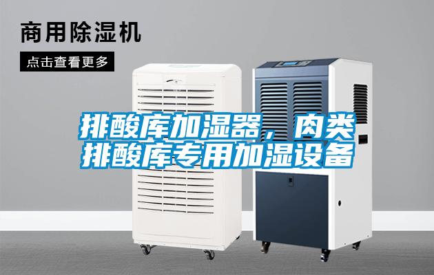 排酸庫加濕器，肉類排酸庫專用加濕設備