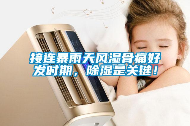 接連暴雨天風濕骨痛好發時期，除濕是關鍵！
