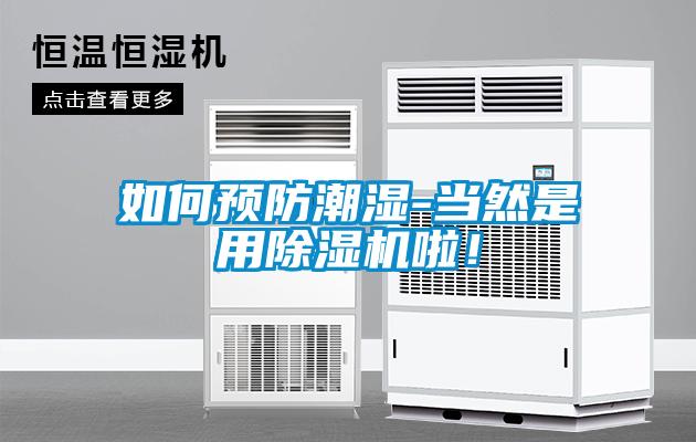 如何預防潮濕-當然是用除濕機啦！