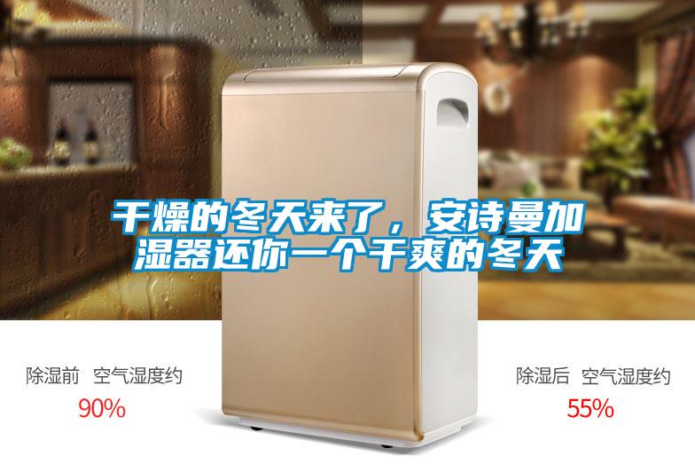 干燥的冬天來了，安詩曼加濕器還你一個干爽的冬天
