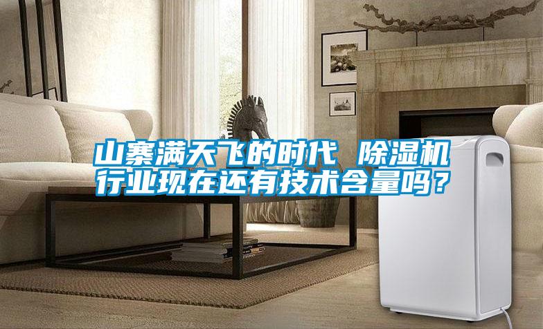 山寨滿天飛的時代 除濕機行業現在還有技術含量嗎？
