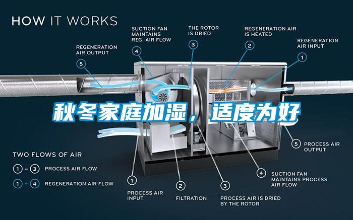 秋冬家庭加濕，適度為好