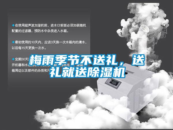 梅雨季節不送禮，送禮就送除濕機