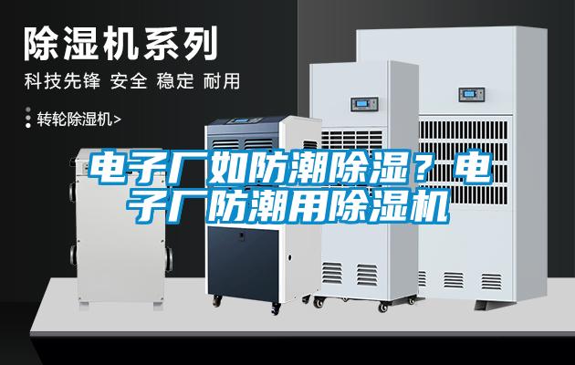 電子廠如防潮除濕？電子廠防潮用除濕機
