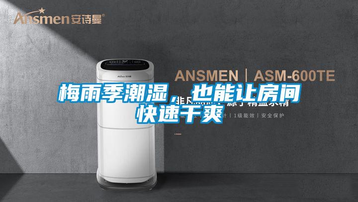 梅雨季潮濕，也能讓房間快速干爽