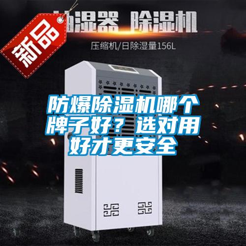 防爆除濕機哪個牌子好？選對用好才更安全