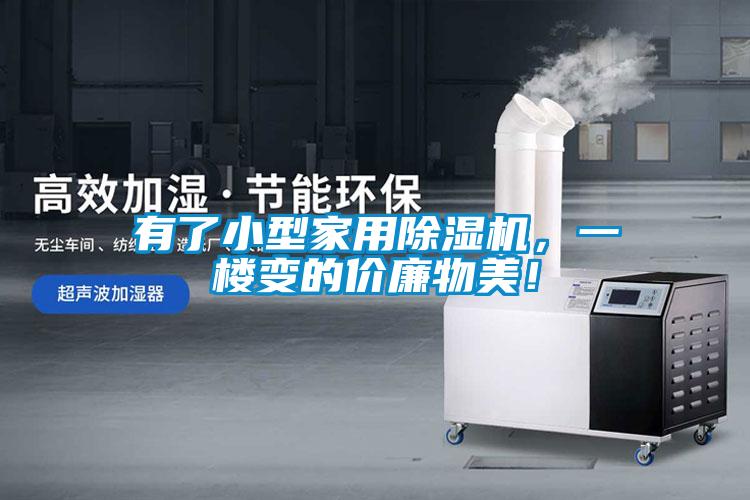 有了小型家用除濕機，一樓變的價廉物美！