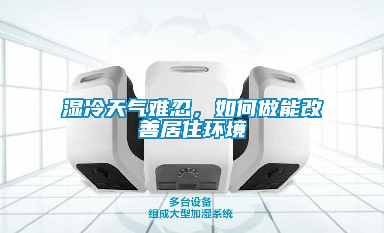 濕冷天氣難忍，如何做能改善居住環境