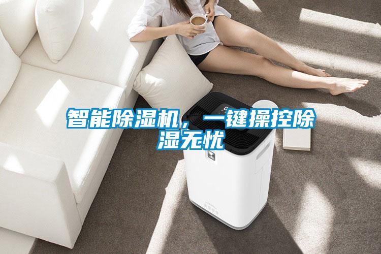 智能除濕機，一鍵操控除濕無憂