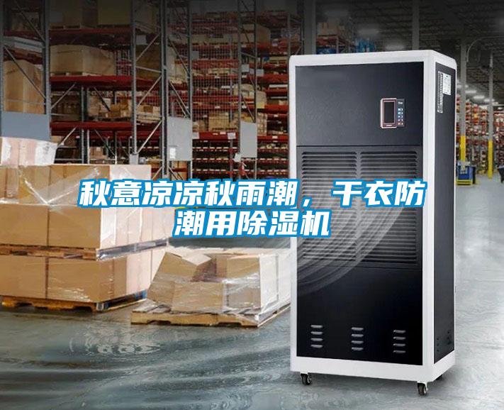 秋意涼涼秋雨潮，干衣防潮用除濕機