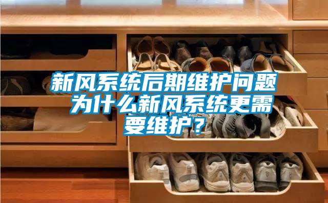 新風系統后期維護問題 為什么新風系統更需要維護？