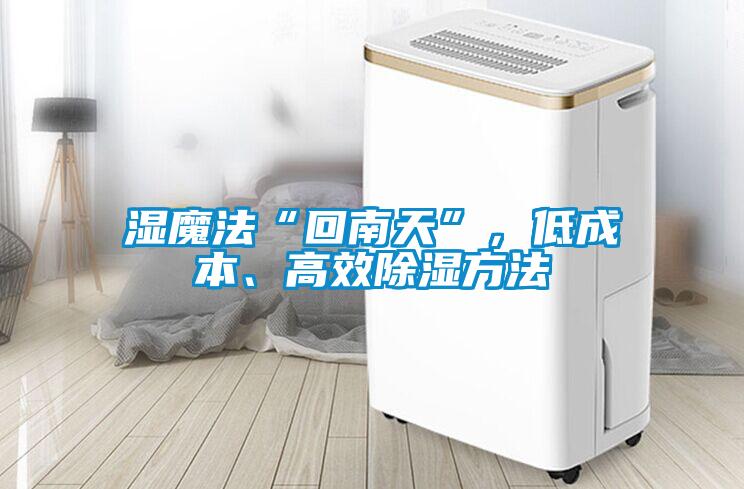濕魔法“回南天”，低成本、高效除濕方法