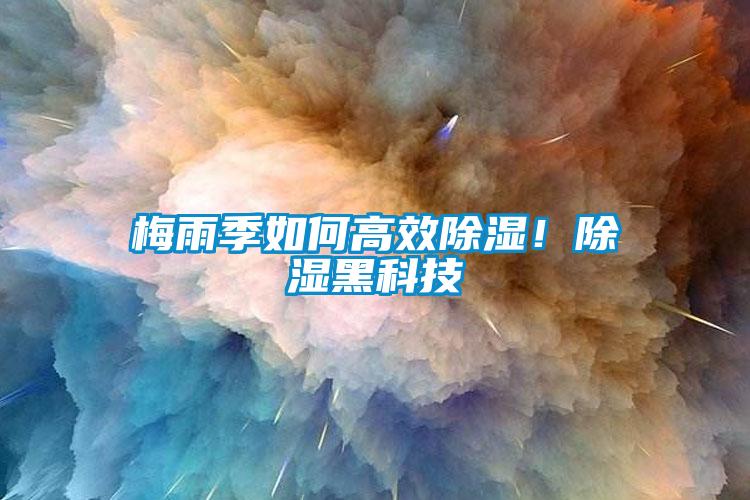 梅雨季如何高效除濕！除濕黑科技
