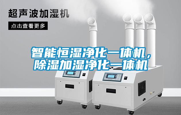 智能恒濕凈化一體機，除濕加濕凈化一體機