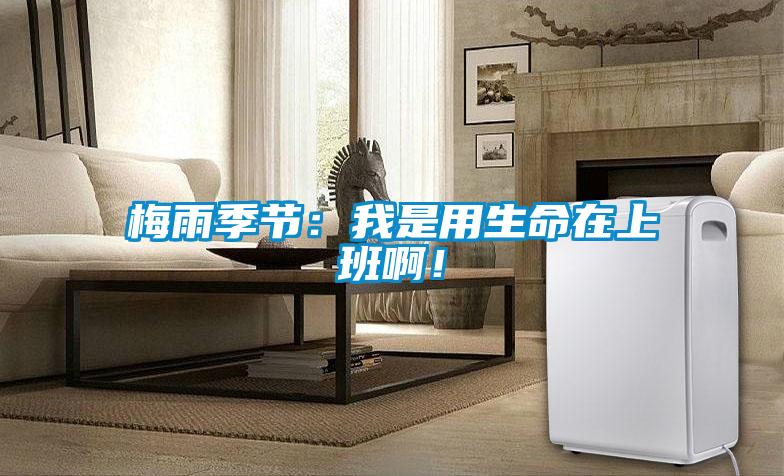 梅雨季節：我是用生命在上班??！