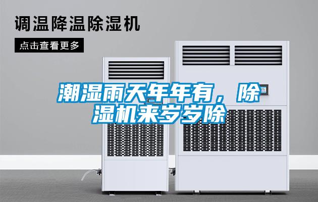 潮濕雨天年年有，除濕機來歲歲除