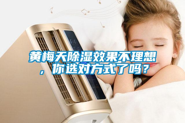 黃梅天除濕效果不理想，你選對方式了嗎？