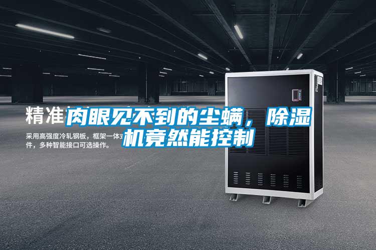 肉眼見不到的塵螨，除濕機竟然能控制