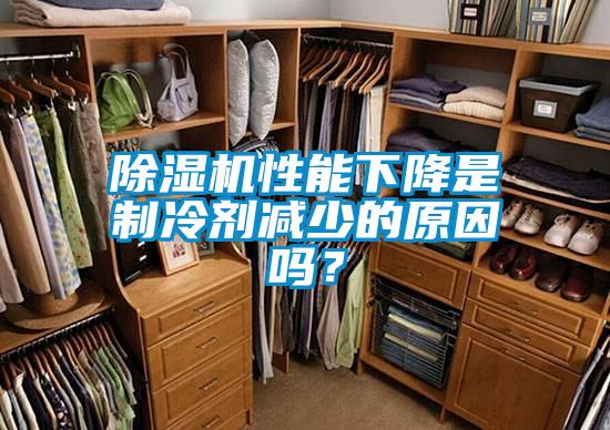 除濕機性能下降是制冷劑減少的原因嗎？