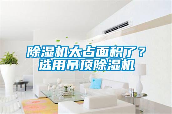 除濕機太占面積了？選用吊頂除濕機