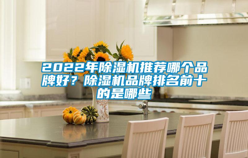 2022年除濕機推薦哪個品牌好？除濕機品牌排名前十的是哪些