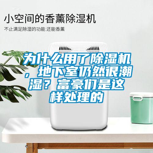為什么用了除濕機，地下室仍然很潮濕？富豪們是這樣處理的